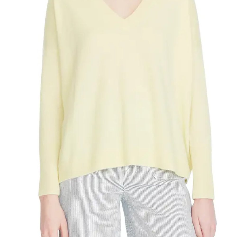 NWT J.Crew Cashmere V-neck boyfriend sweater H0764